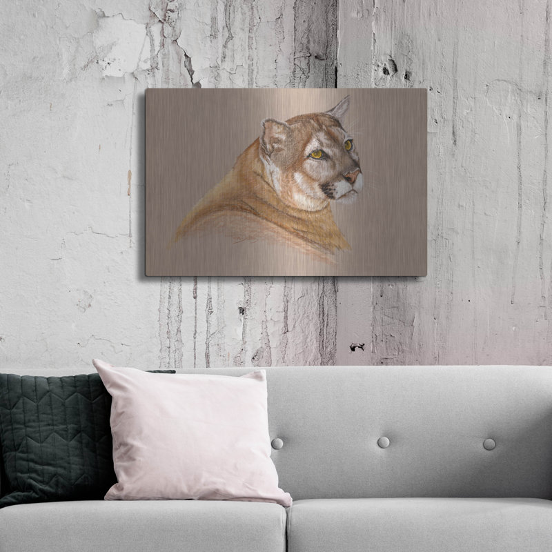 "Cougar" par Barbara Keith, H 24 po x l 36 po
