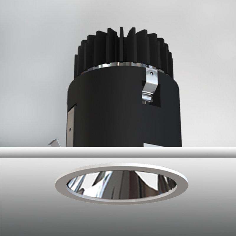 Recessed Lighting Housing, 7.5" H x 5.5" W x 5.5" D