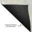 Tapis noir Prisco lavable à la machine de qualité supérieure-337501434