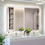 Miroir d'appoint 60 po x 40 po en aluminium