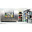 Armoire murale l 32 po x H 16 po Series - gris métallique, eau et chaleur, bandes de métal 16 gris, fonction, rehaussé