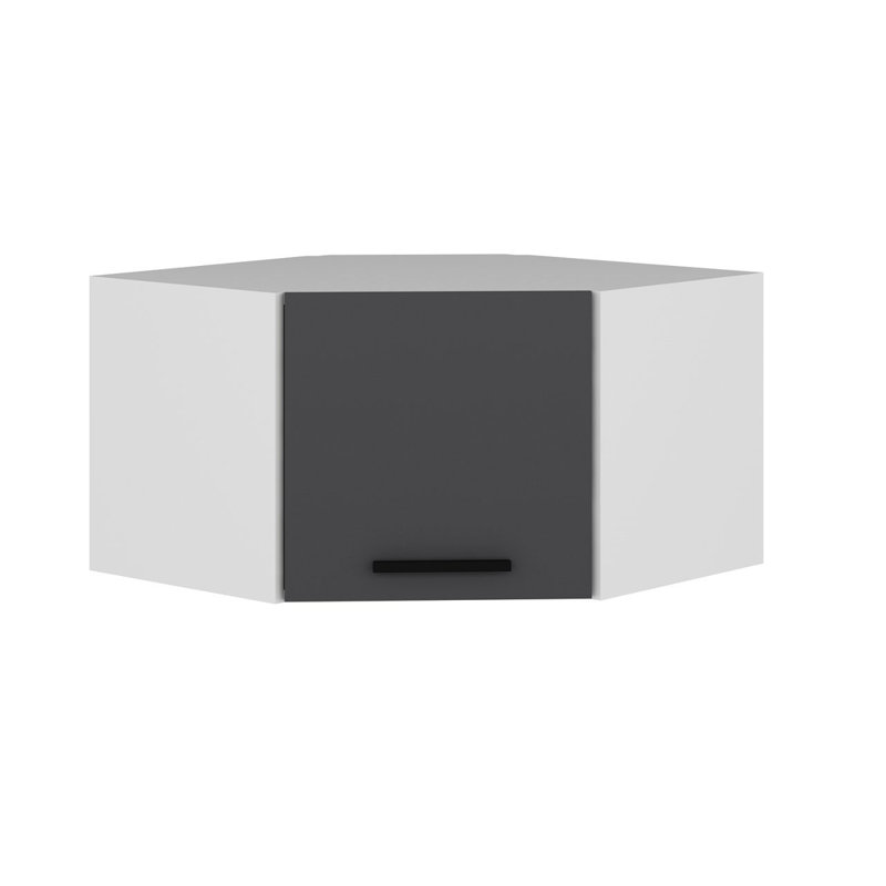 Minerva Corner Accent Cabinet, White