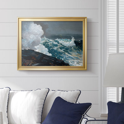 Northeaster-Winslow Homer-Framed Gallery Wrapped Canvas-1895