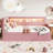 Upholstered Twin Size Platform Bed-117979504