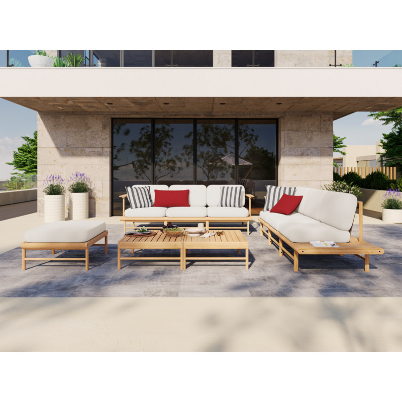 Indoor / Outdoor Rectangular Cushion, Red