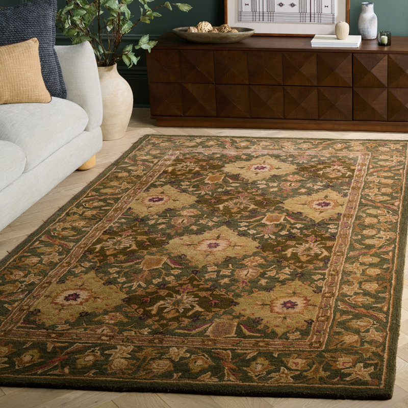 Dunbar Hand Tufted Wool Oriental Rug, Rectangle 5' x 8'