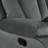 Reclining Transitional Microfiber Fabric Chair-819684200