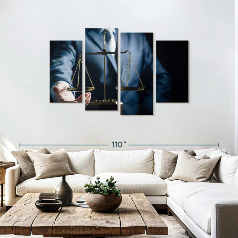 Alcaraz Justice Scale, 48" H x 75" W