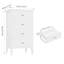 Ensemble de chambre à coucher 3 pièces, lit de rangement avec tête de lit en flanelle capitonnée, 2 tables de chevet avec 4 tiroirs-823939067