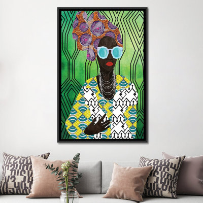 " Modern Turban Woman IV " by Nikki Chu
