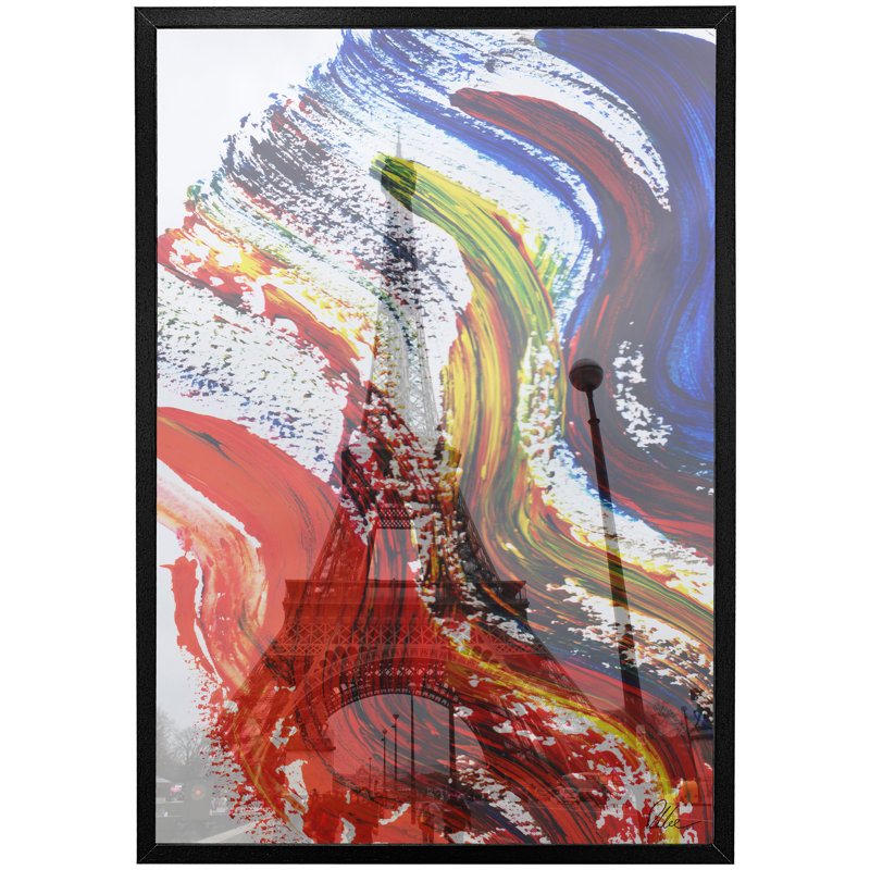 Single Picture Frame Print, Black, 114cm H x 76cm W x 4cm D