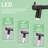 Commercial LED Kitchen Faucet With Pull Down Sprayer, Single Handle Singlaucet