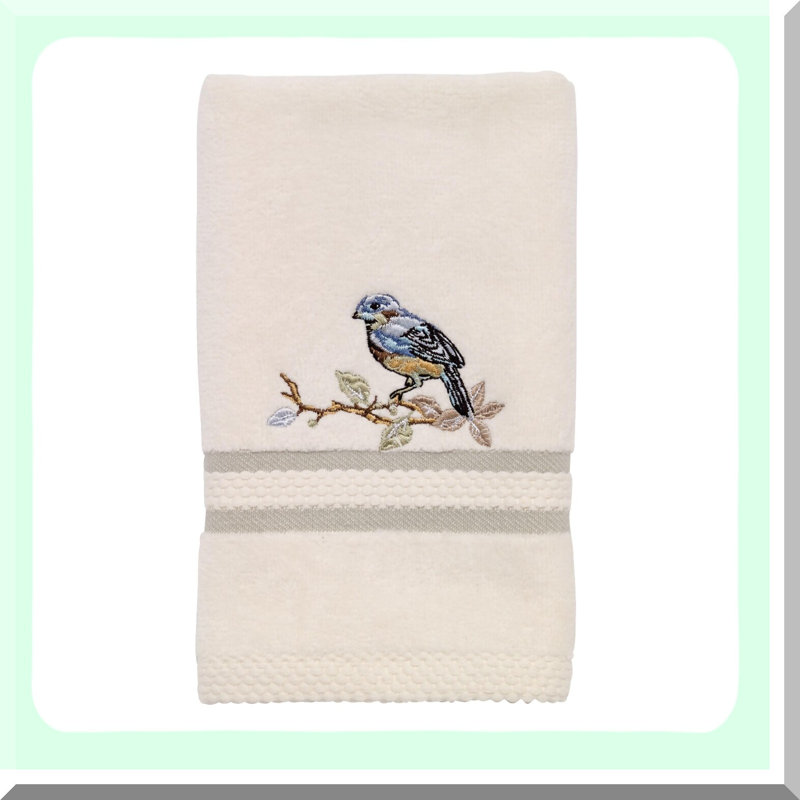 Elegant Love Nest Fingertip Towel - Small