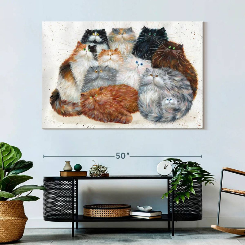 Brampt Fluffy Eleven, 34" H x 51" W