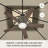 10 Ft. W x 10 Ft. D Wood Grain Steel Gazebo, Rust-Proof Frame with J-Hook for Light or Fan