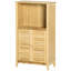 Armoire de plancher en bambou pour salle de bain