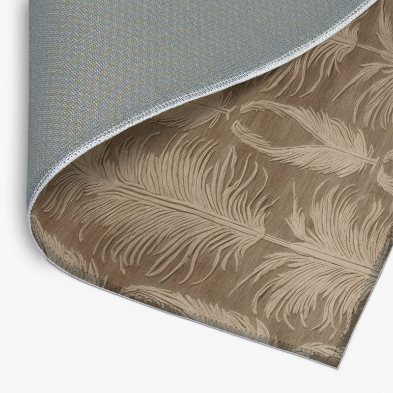 Tapis d'intérieur et d'extérieur gris français, Rectangle 4pi x 6 pi