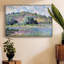 Les rives de la seine au port, reproduction d'art sur toile-92523564-92523569