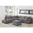 Gouvernour Velvet Sectional-123246284