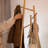 Solid Wood Freestanding Coat Rack