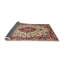 Tapis rouge/ivoire traditionnel Mugsy-582931327