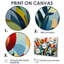«Green Mid Century Mod Nature Tulip V», ensemble d'art mural abstrait Mid-Century-107213363-107213365