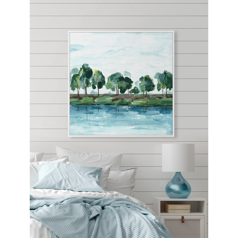 Life on the Farm 1 Piece Single Picture Frame and Floater Frame Painting on Canvas, 30cm H x 30cm W x 3.81cm D