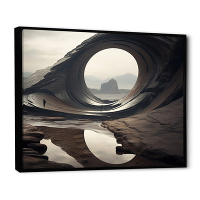 «Surréalisme esthétique Space Canyon III - Art mural surréalisme