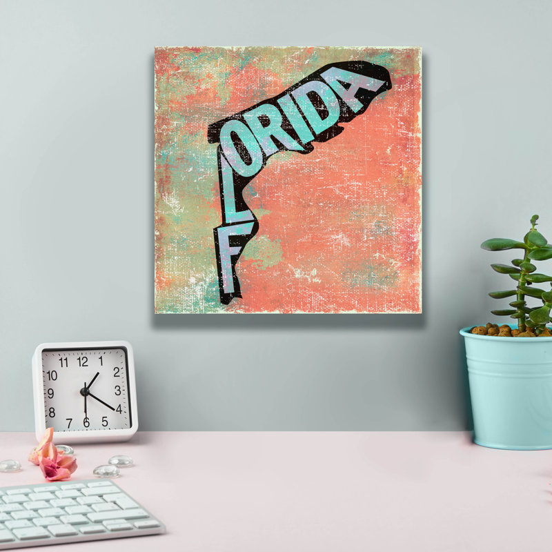 'Florida' by Art Licensing Studio Canvas Wall Art