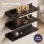 Solid Wood, Paulownia Wood Floating Shelf