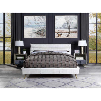 Lit plateforme tapissier Bowmanville
