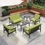 Ensemble de patio pour six personnes avec coussins et deux tables Marlo-1541670380-1541670370