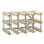 Kenly Tabletop Wine Bottle Rack Brown