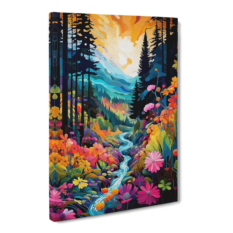 Forest Pop - Wrapped Canvas, 50cm H x 35cm W x 3cm D