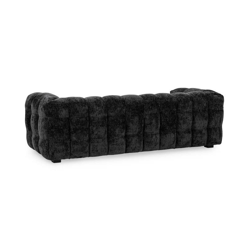 Walter 94" Sofa Beige, Zinc Black