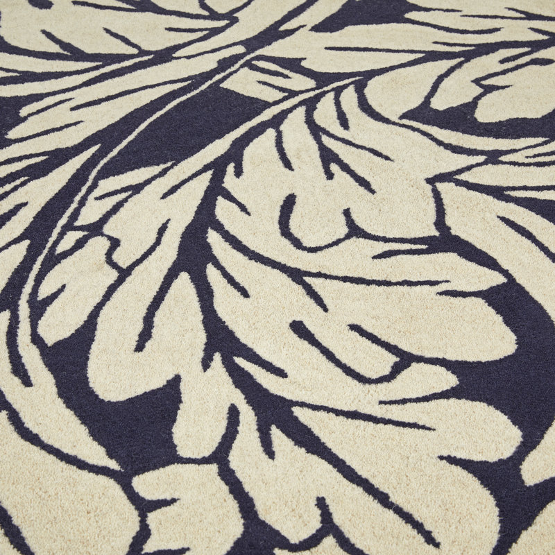 Aroon Floral Wool Area Rug, Rectangle 200 x 290cm