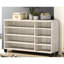 Armoire à chaussures 45 po en chêne gris poussiéreux, 3 portes, 6 tablettes réglables, armoire à 3 portes peu encombrante avec tablettes et excellent savoir-faire