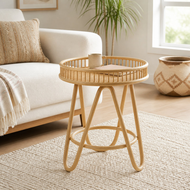 Manningtree Tray Top End Table, Natural