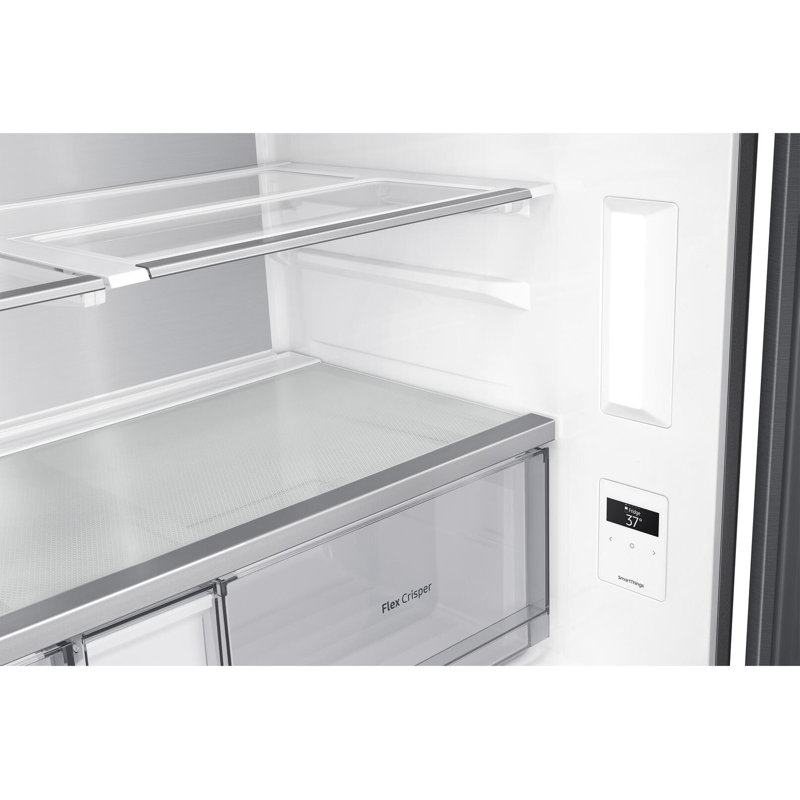 Samsung 29 cu. ft. Smart 4-Door Flex™ Refrigerator with Family HubTM and Beverage Center, Black Stainless Steel