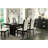 Dining Side Chairs Set of 2 White Faux Leather Upholstered Espresso Finish Hardwood Solid-1283330220-1283330210