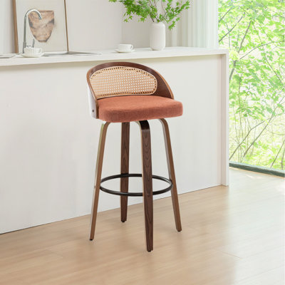 Swivel Upholstered Counter Stool