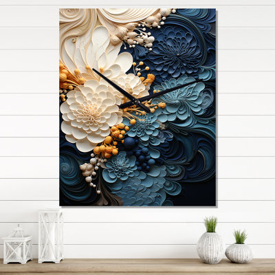 Jaleiah - Abstract Wall Clock
