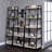 Natural And Black Ladder Bookshelf-97844291