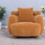 Fauteuils d'appoint surdimensionnés, fauteuil lounge moderne en chenille de 96,5 cm pour la maison