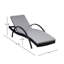 Ensemble de chaise longue avec coussin Willora-168324340