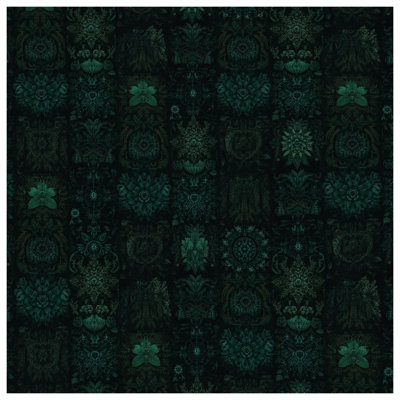 Édredon à motif floral complexe