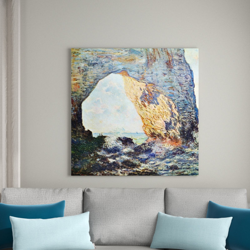 Claude Monet - Wrapped Canvas Painting, 70cm H x 70cm W x 1.8cm D