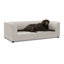 Chien confortable pour canines moyennes et grandes - Design moderne beige, forme rectangulaire avec, 56,5 po x 26 po x 17 po, pochettes courtes à moyenne / grande taille avec coussin moelleux, pattes stables-884127487