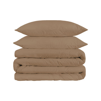 Luxury 1200 Thread Count 100% Standard Cotton 3-Piece Duvet Cover Set