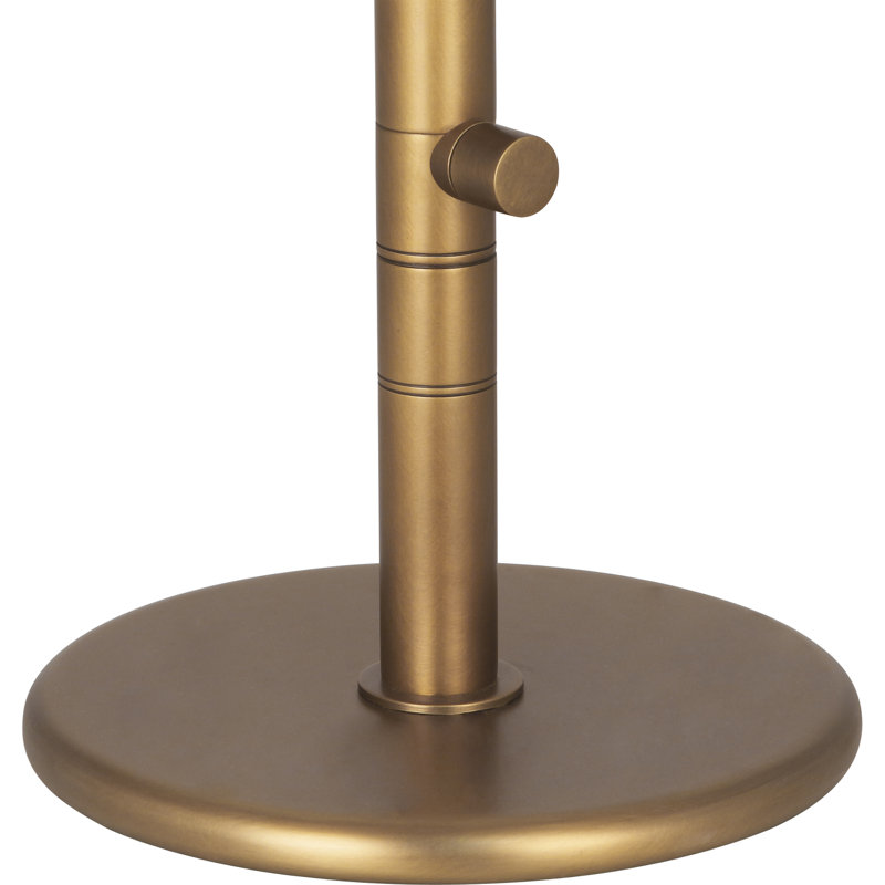 Bandit Buffet Table Lamp, Aged Brass